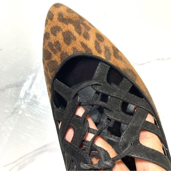 NINE WEST Merloto Cheetah Print Ballet Flats Sz 5.5 - Picture 7 of 13